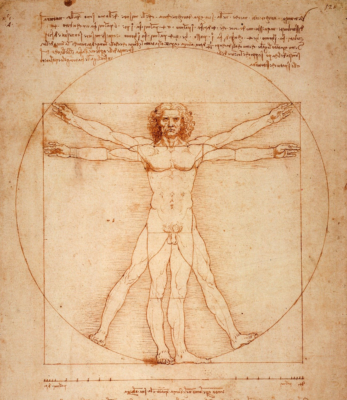 Vitruvianischer Mensch - Da Vinci