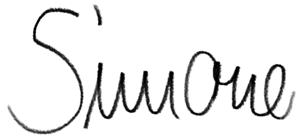 Unterschrift Simone